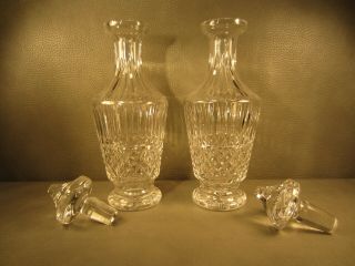 Waterford Maeve Pattern Irish Cut Crystal Glass Wine Whiskey Decanters 8