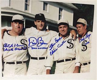 Field Of Dreams / Signed By 4 Actors / Classic Baseball Film Photo Signed By 4