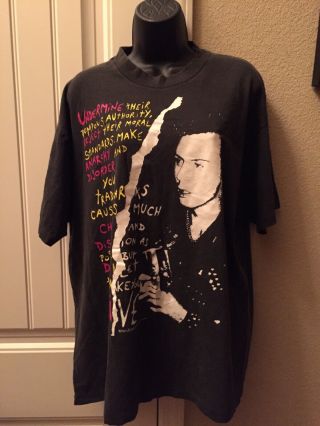 Sid Vicious Vintage XL Shirt - Sex Pistols 2