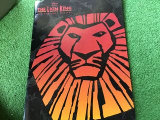 The Lion King Program Broadway Show Souveneir Treasure Greatest Pictures