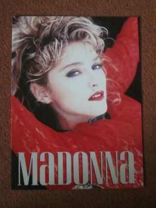 Madonna - 1985 Virgin Tour Programme -