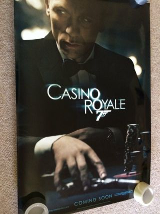 Casino Royale James Bond D/s Int.  Advance One - Sheet Poster -