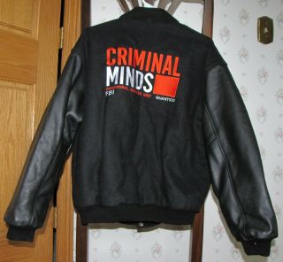 Criminal Minds Leather Sleeve Jacket & " Andrew Wilder 