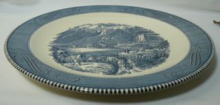Currier and Ives Chop Plate - The Rocky Mountains - RARE 2
