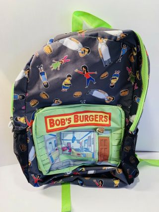 Bob’s Burger Store Front Backpack Linda Louise Gene Tina