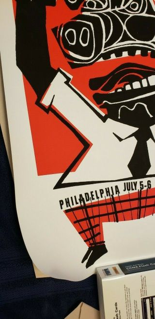 2003 Pearl Jam Camden,  NJ / Philadelphia Concert Poster - Ames 2