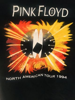 Vintage 1994 Pink Floyd Brockum North American Tour Concert T - Shirt XL 2