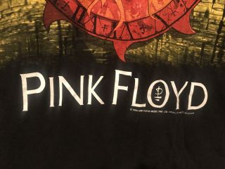 Vintage 1994 Pink Floyd Brockum North American Tour Concert T - Shirt XL 4
