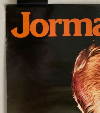 Jorma Kaukonen - Jorma 1979 Promo Poster 2nd Solo LP Jefferson Airplane Hot Tuna 5