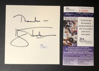 Hugh Jackman Authentic Signed Autographed 4.  75x5 Cut Signature Jsa