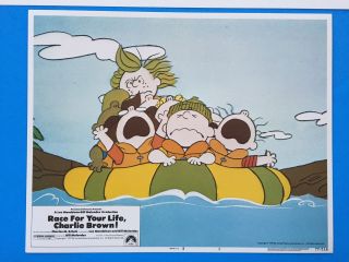 RACE FOR YOUR LIFE CHARLIE BROWN Lobby Card Set of 8 (Overall VeryFine, ) 8514 2