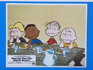 RACE FOR YOUR LIFE CHARLIE BROWN Lobby Card Set of 8 (Overall VeryFine, ) 8514 3