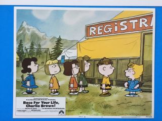 RACE FOR YOUR LIFE CHARLIE BROWN Lobby Card Set of 8 (Overall VeryFine, ) 8514 4