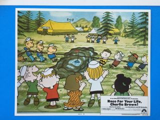 RACE FOR YOUR LIFE CHARLIE BROWN Lobby Card Set of 8 (Overall VeryFine, ) 8514 5