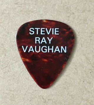 Stevie Ray Vaughan Authentic Dark Colored Tortoiseshell Guitar Pick Srv Fender