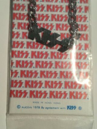 Kiss Rare Vintage 1978 Aucoin Era Bracelet On Card Australian Tour 1980