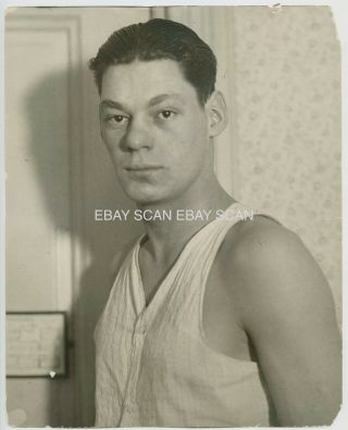 Johnny Weissmuller Rare Vintage Portrait Photo By Bob Dorman 1922