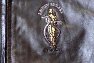75th Anniversary Oscars Z Lander Black Leather Memorabilia Jacket Men Size L