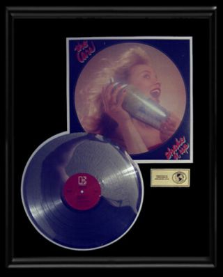 The Cars Shake It Up Rare Gold Record Platinum Disc Lp Album Frame Ric Ocasek
