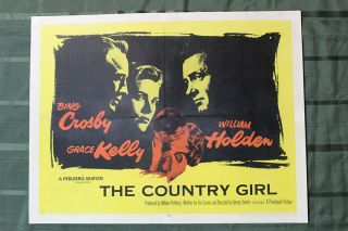 The Country Girl (usa,  1954) Us Half Sheet Movie Poster