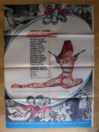 James Bond 007 Casino Royale Italian One - Panel Movie Poster 