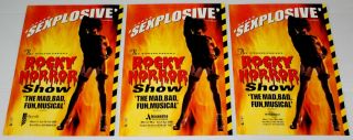 Rocky Horror Show - 2000 Uk Tour - X3 Posters - Sexplosive