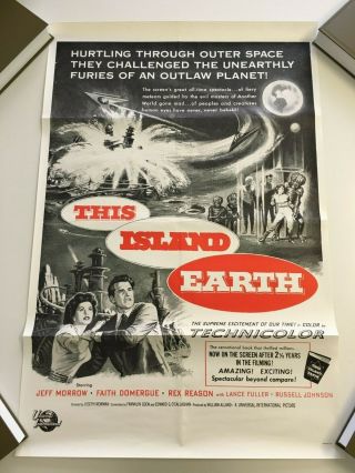 This Island Earth Military One Sheet Sci - Fi Classic