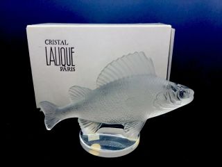 Lalique Perch Fish Figurine