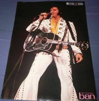 Elvis Presley Elvis On Tour Movie Poster Japan