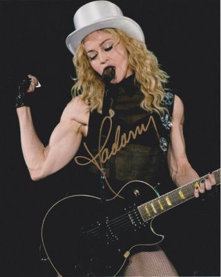 Madonna Signed Photo Autographed 8 