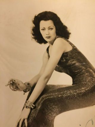 Inez Cooper Rare Stunning Autographed Vintage 8/10 Pin - Up Photo 1943 4