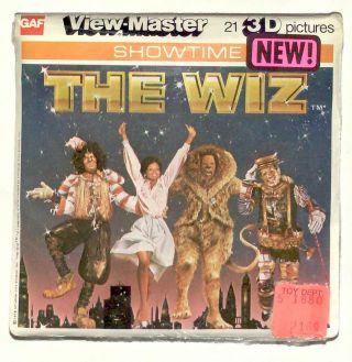 1978 Vintage Gaf View Master The Wiz Reel Set Diana Ross Michael Jackson