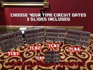 Time Circuits Box from Back To The Future with backlight 3