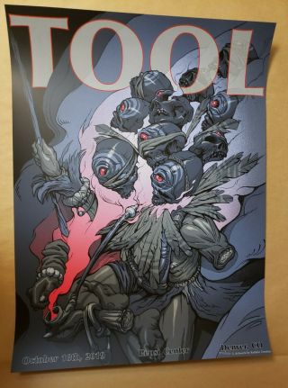 Tool Event Poster By Robbie Trevino Pepsi Center - Denver,  Co 10/16/2019 Print
