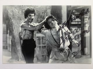 Jackie Chan Autographed Photo Bruce Lee