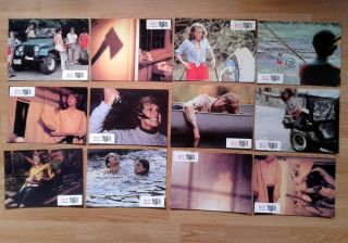 Friday The 13th - Complete Set Of 12 German Lobby Cards - 1980 Splatter Classic