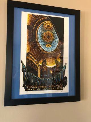 Widespread Panic Tennessee Theater Poster,  Signed And Numbered