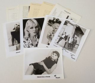 Blondie Plastic Letters 1978 Us Promo Press Kit Debbie Harry Punk Incredible
