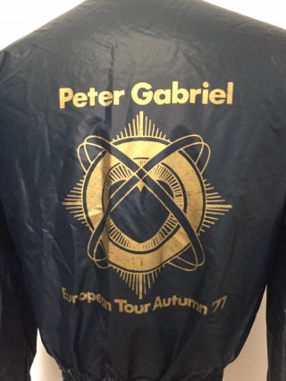 1977 Peter Gabriel European Tour Jacket Genesis Made In England Vintage 6