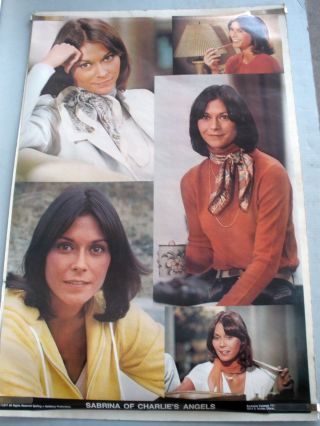 Rare Sexy Kate Jackson Charlies Angels 1977 Vintage Pin Up Poster