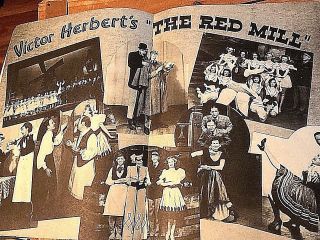 1947 VICTOR HERBERT ' S THE RED MILL PLAY PROGRAM - STONE & STROMBERG,  JR. 5