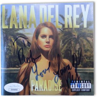 Lana Del Rey Signed Autographed Cd Booklet Paradise Cd Jsa Ee45052