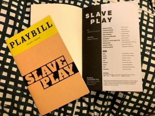 Slave Play Playbills From Broadway & Off - Broadway – Highly Collectible