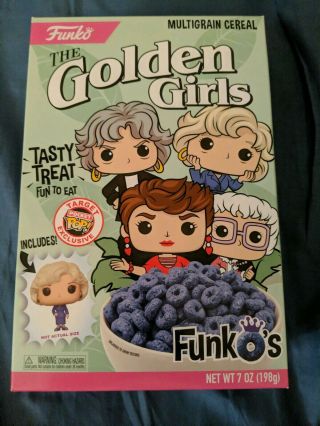 The Golden Girls Funko Cereal With Pocket Pop Target Exclusive