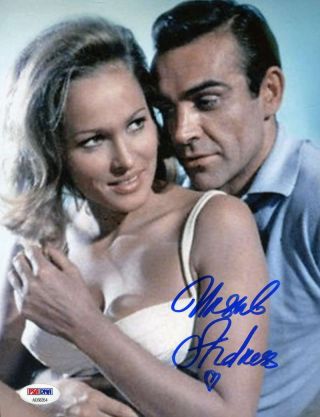 Ursula Andress Psa Dna Hand Signed 8x10 Photo Autograph James Bond