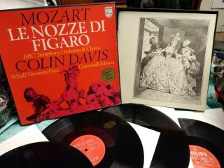 Mozart Le Nozze Di Figaro Davis Holland Autograph Jessye Norman 1971 Record