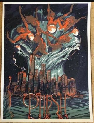 Phish Poster Rich Kelly Nye Msg Nyc Years Eve Run Le 380/1000 Trey