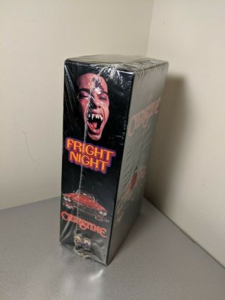 Fright Night Christine Box Set John Carpenter Combo Vhs Oop Cult Horror