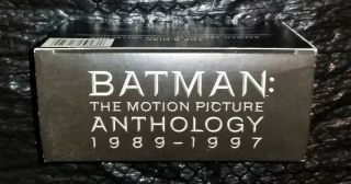 VAL KILMER SIGNED BATMAN FOREVER ANTHOLOGY 1989 1992 1995 1997 DVD BOX DC COMICS 3