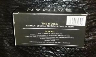 VAL KILMER SIGNED BATMAN FOREVER ANTHOLOGY 1989 1992 1995 1997 DVD BOX DC COMICS 4